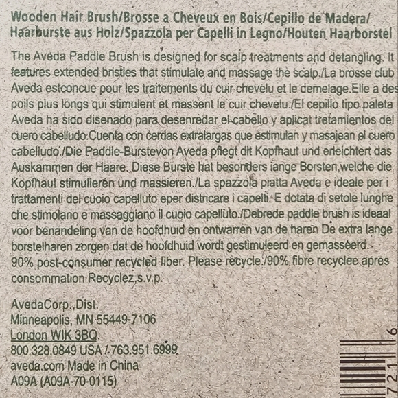 💎HOST PICK💎Aveda Wooden Paddle Brush Hair Big size 10" - Picture 4 of 4